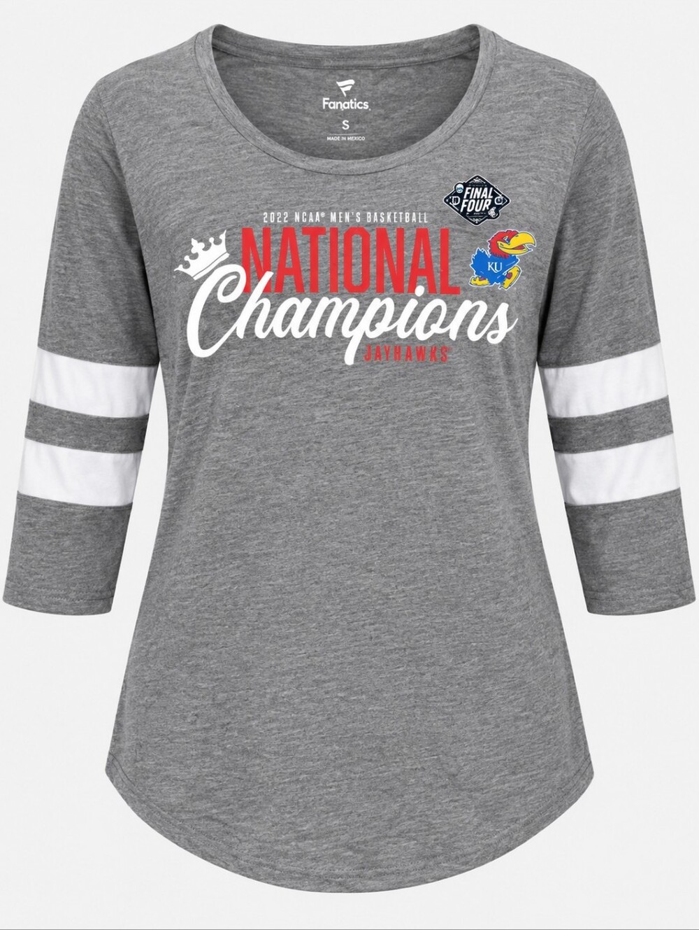 FANATICS | Kansas Jayhawks 2022 NCAA National Champions Final Four Tee | S